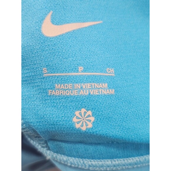 ALK Women's S Nike Cyan Blue Athletic Adjustable Tank Tankini Swim Top Bikini NW - Picture 7 of 8